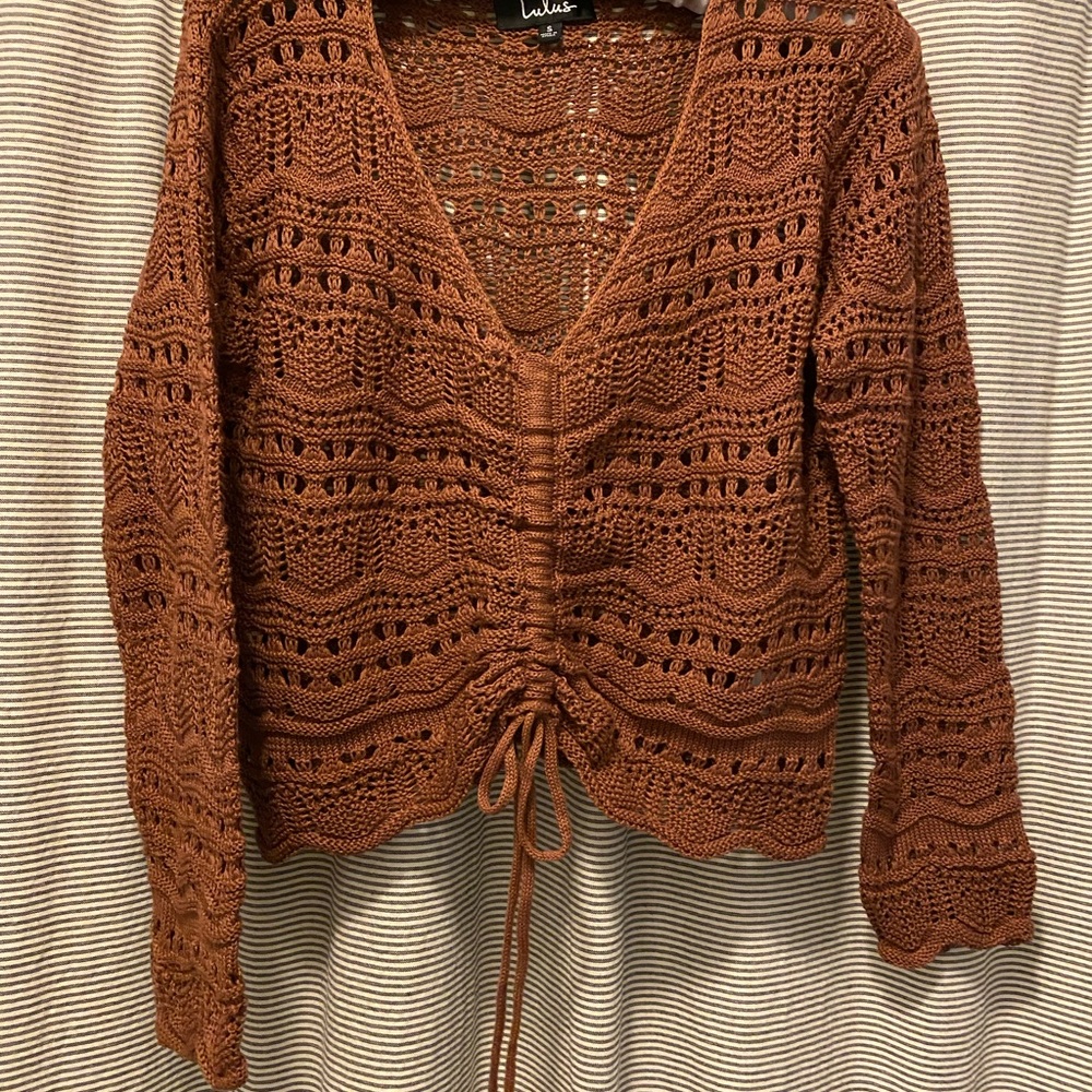 Lulus Sweater, cinched front